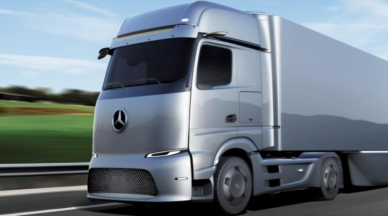Eldrivna lastbilen Mercedes eActros LongHaul ska klara 500 kilometer