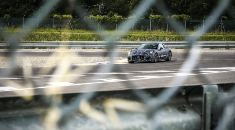 Maserati testkör eldriven prototyp av GranTurismo Folgore