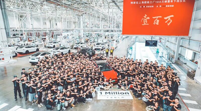 Tesla har byggt en miljon elbilar i Kina – firar tre miljoner totalt