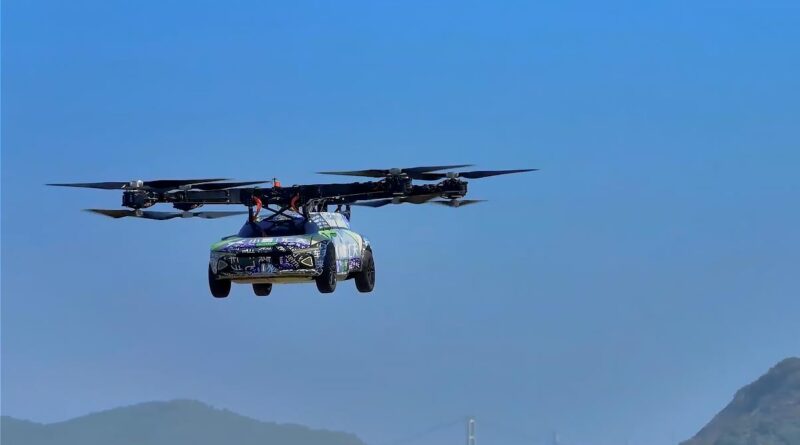 Xpeng demonstrerar sin flygande elbil i ny video