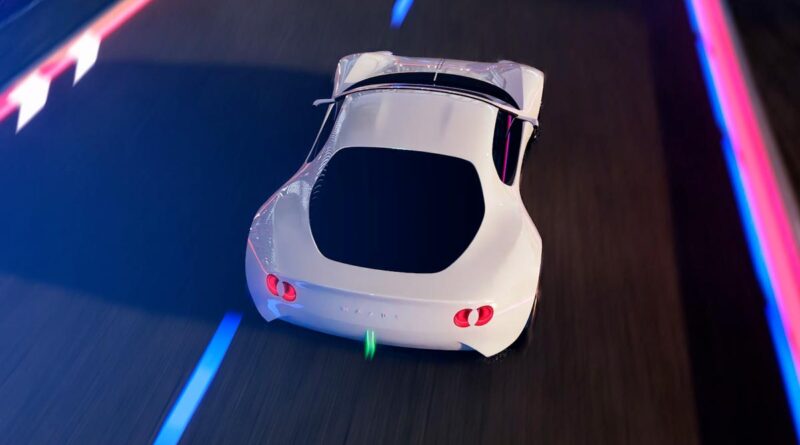 Visar detta slanka koncept Mazda Miata som en elbil?