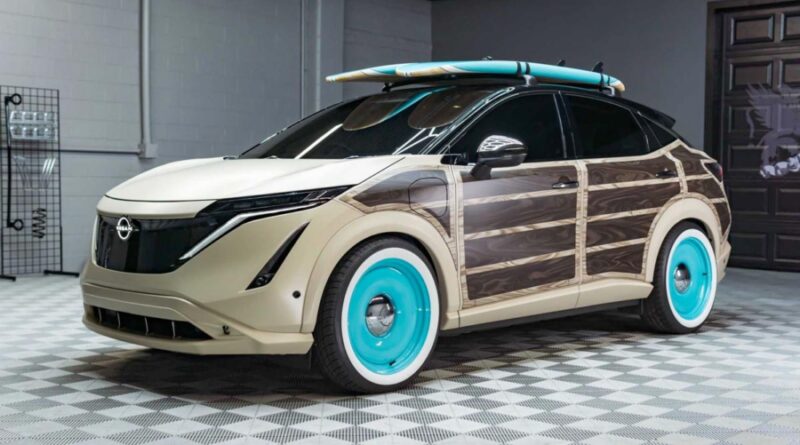 Nissan Ariya tar formen som surfarens drömbil