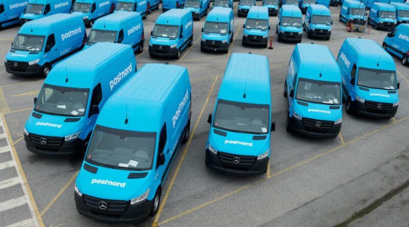 PostNord har storhandlat 200 elbilar från Mercedes
