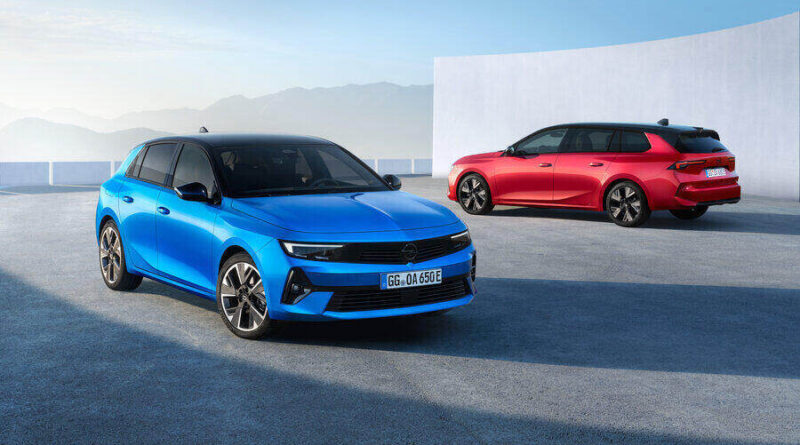 Nya Opel Astra Electric – 100 % elektrisk femdörrars och kombi