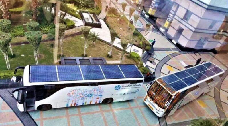 Ny bussgeneration på gång? Solcellsupport för batteribuss