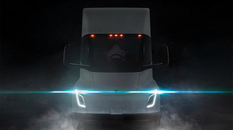 Tesla håller leveransevent för ellastbilen Tesla Semi 1 december