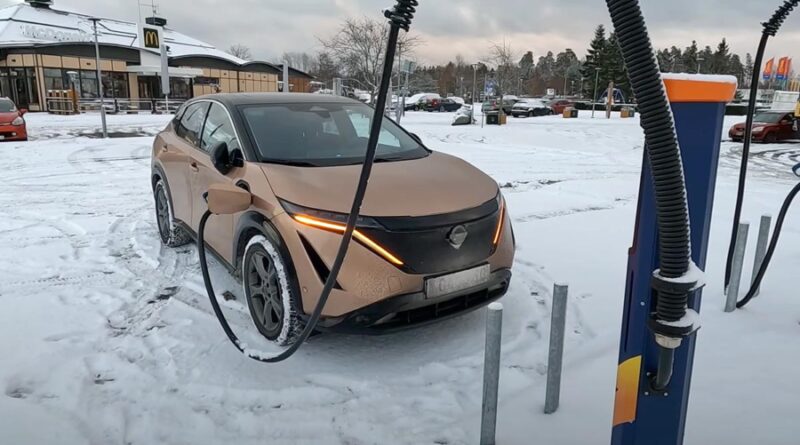 Test: Stockholm till Göteborg i Nissan Ariya – svårladdad i kylan