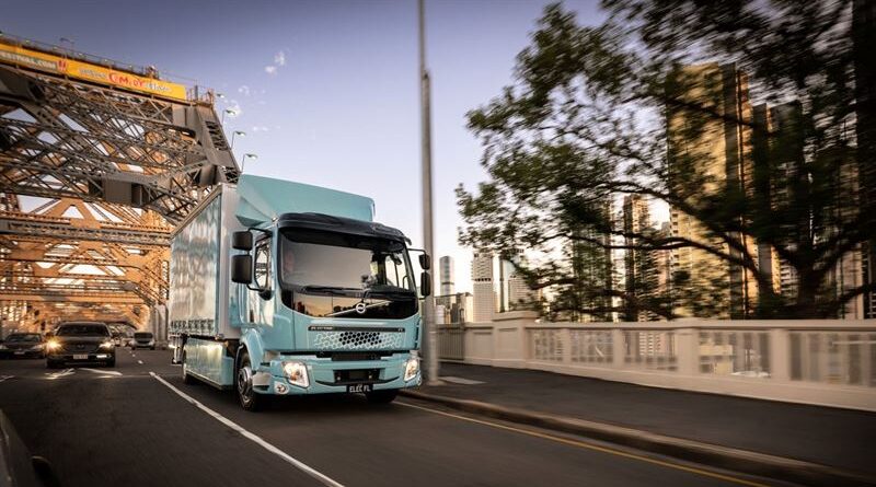 Volvo tar rekordorder på eldrivna lastbilar i Australien