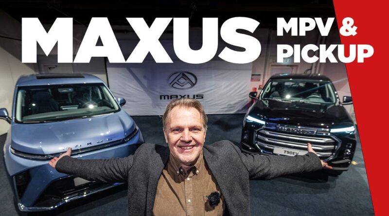 Video: Maxus satsar på eldriven pickup och lyxbuss