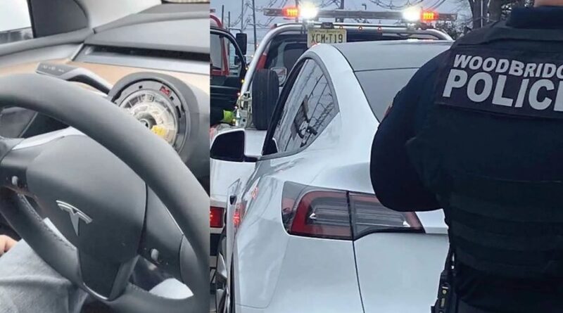Skräcken: Ny Tesla Model Y tappar ratten på motorvägen