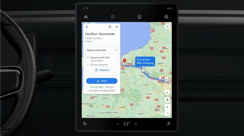 Google förbättrar Maps i elbilar med Automotive OS
