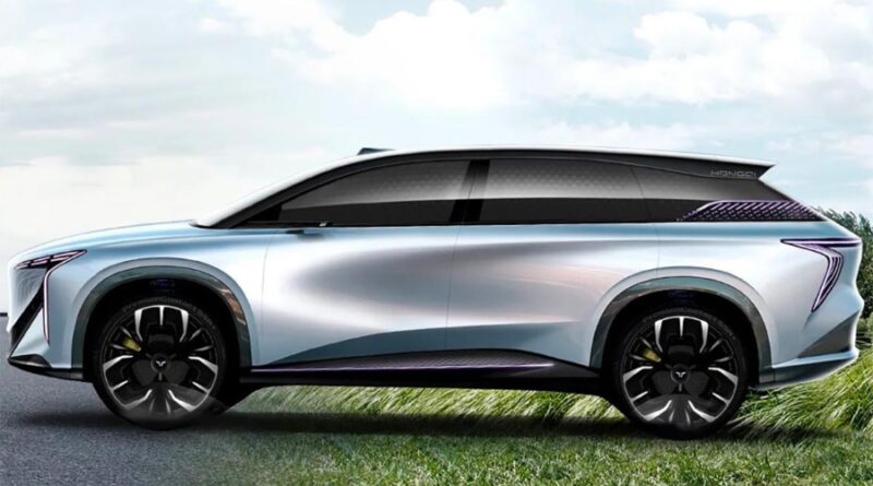 Hongqi visar nytt koncept på elbil med batteribytes-teknik