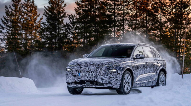 Snart klara Audi Q6 e-tron på vintertest i Sverige