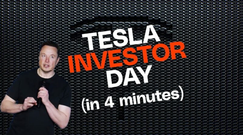 För dig som missade Tesla Investor Day 