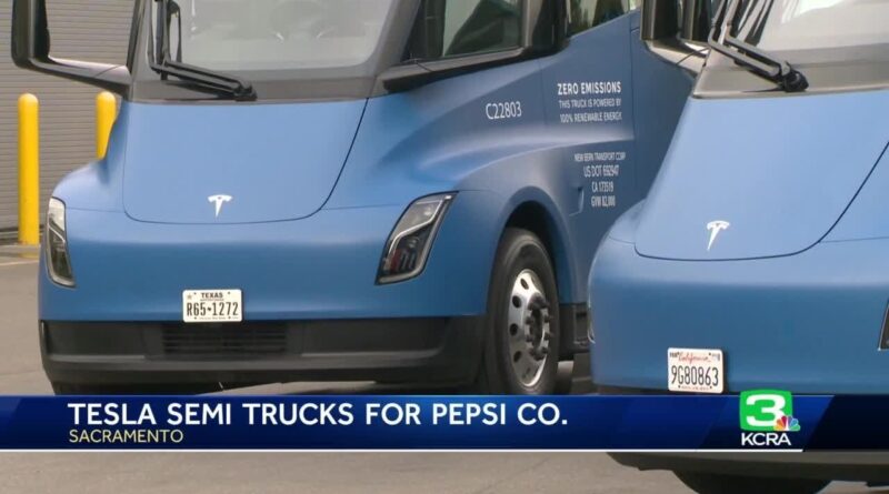 Pepsi har nu fått 18 st Tesla-lastbilar levererade