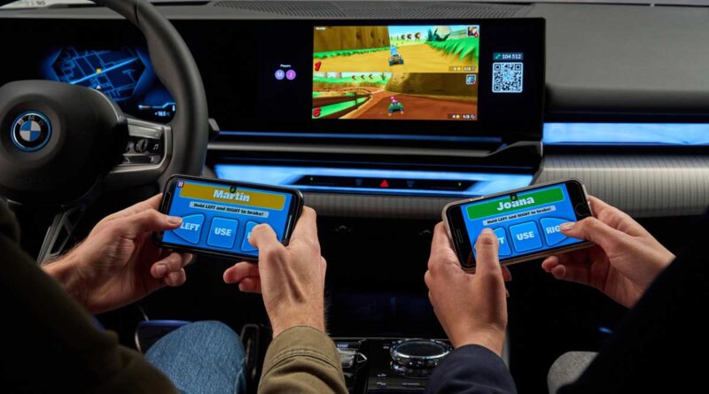 Nya BMW i5 kommer att få TV-spel i infotainmentsystemet
