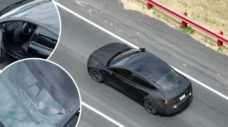 Film visar ny Tesla Model 3 – med annan ratt och kanske dum funktion från Model S