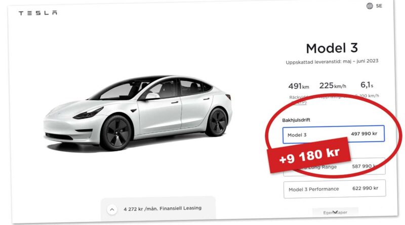 Tesla vill följa lagen och ska nu skylta om med rätt pris från start