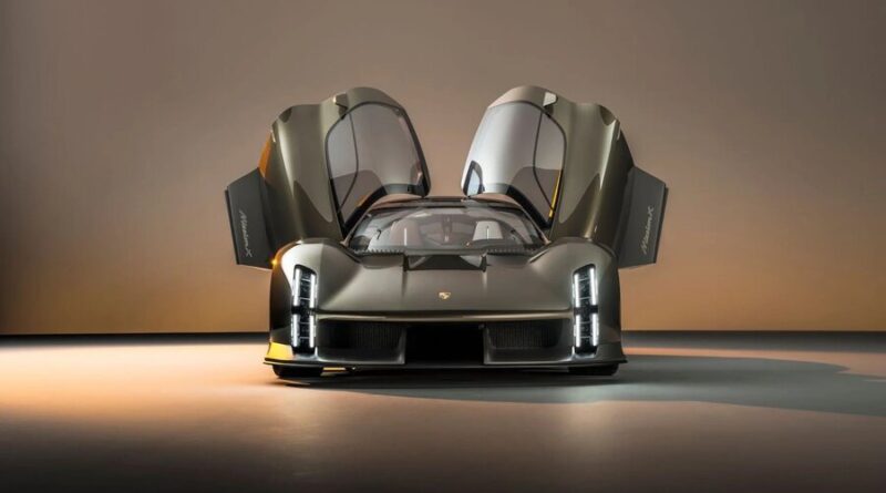 Porsche visar eldriven supersportbil med konceptet Mission X