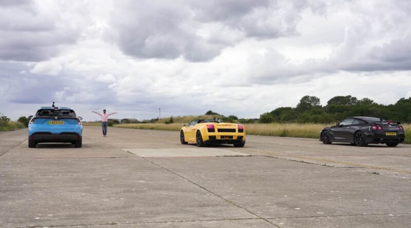 Kan nya MG4 vinna över Lamborghini Gallardo och Nissan GT-R i ett dragrace?