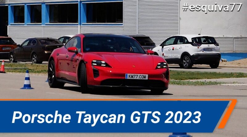 Video: Älgtest med Porsche Taycan GTS 