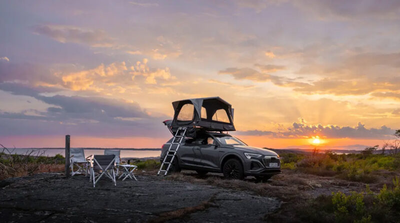Audi Q8 e-tron med taktält testat: Definitionen av frihet