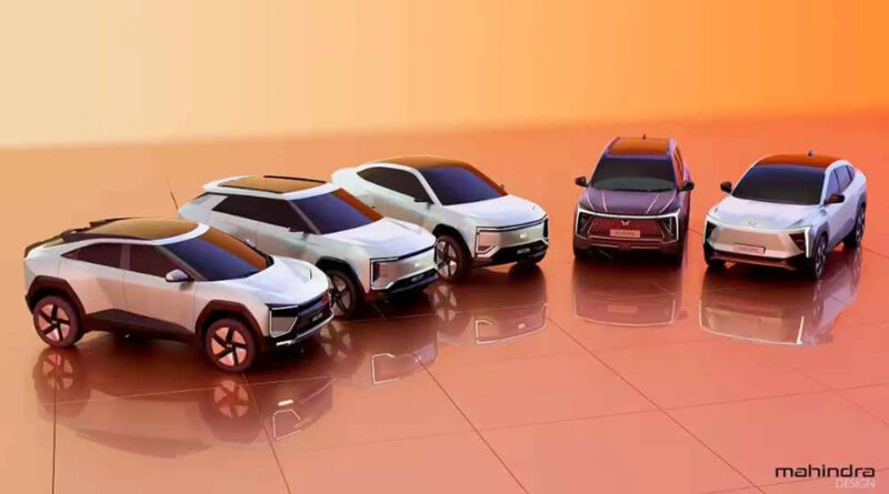 Mahindra presenterar ny plattform och fem futuristiska elbilar