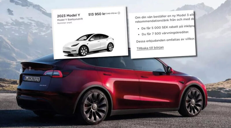 Ny rea i Sverige: Tesla Model Y billigare än någonsin