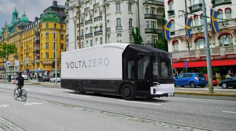Provkörning av Volta Trucks el-lastbilar på eComExpo