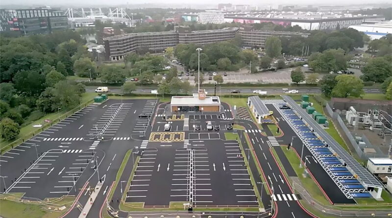 BP öppnar megastor laddplats för elbilar