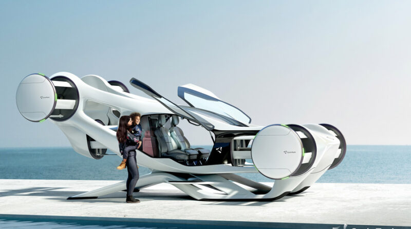 CycloTech visar nytt koncept på sin eldrivna flygbil