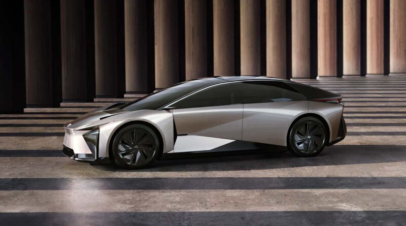 Lexus visar koncept på två slanka elbilar – illustrerar år 2026