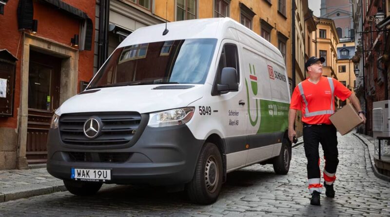 DB Schenker satsar stort på elektrifiering av paketbilar i Stockholm