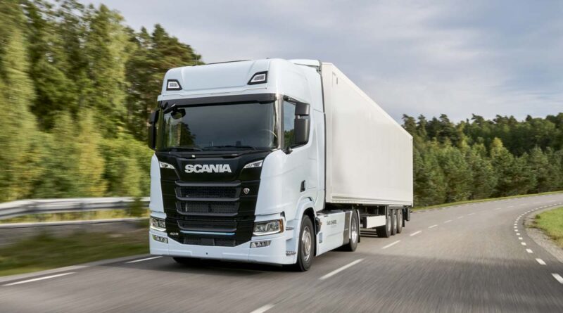Scanias eldrivna lastbil i produktion – klarar 370 kilometer med 40 ton