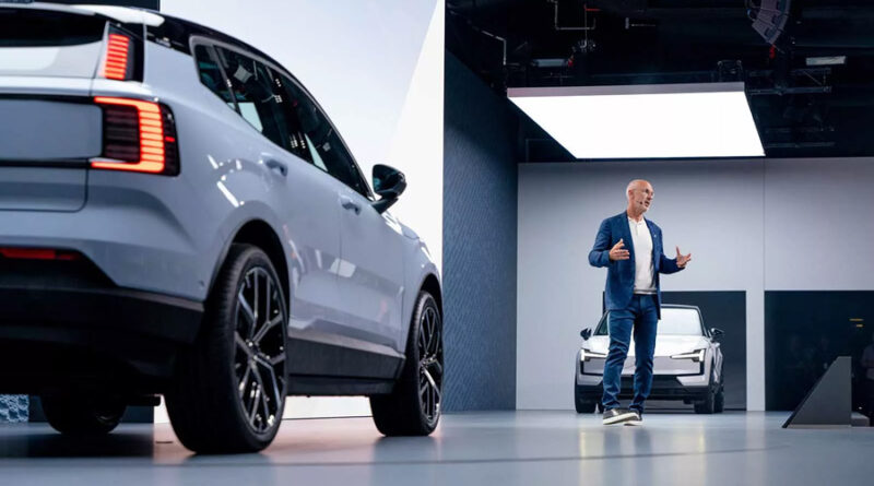 Volvo börjar tillverka nya elbilen EX30 i Europa