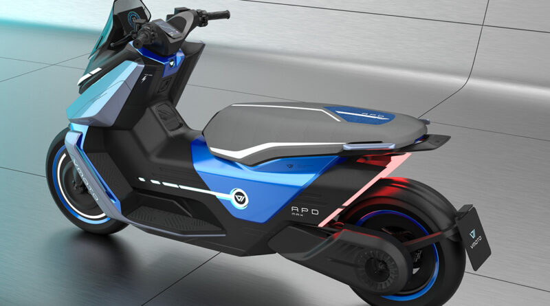 Vmoto presenterar framtiden för eldrivna scooters med APD-konceptet