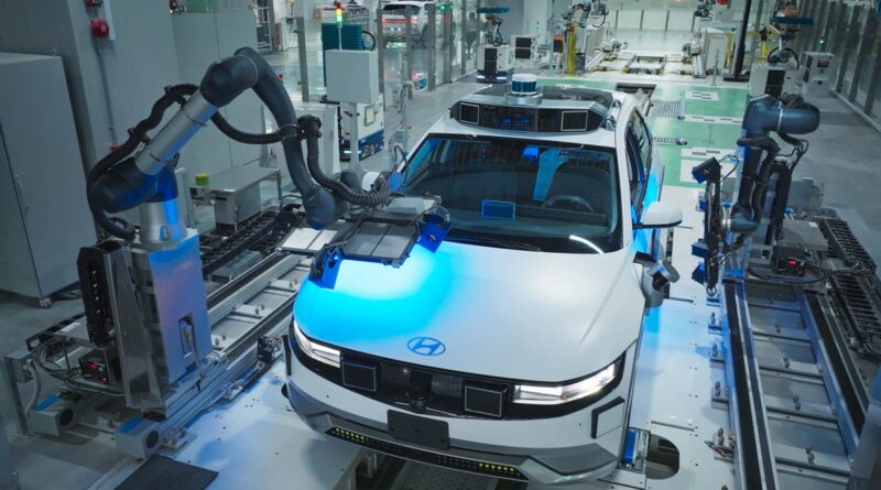Tillverkningen av robotaxi baserade på Hyundai Ioniq 5 rullar igång