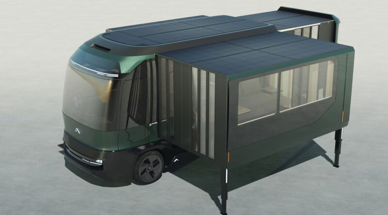 CES 2024: Eldriven husbil med boendeyta på 37 kvadratmeter