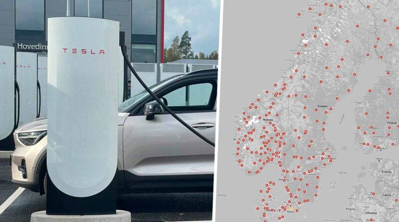 Här planerar Tesla att öppna 31 nya Supercharger-stationer i Sverige 2024