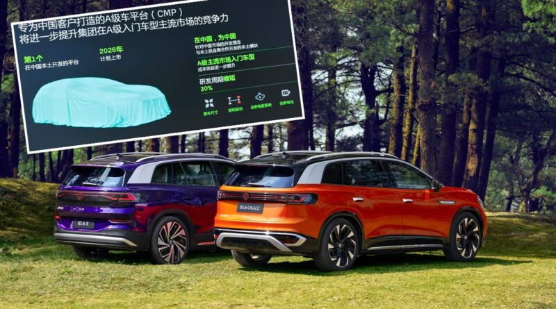 Volkswagen satsar stort i Kina med 30 nya elbilar