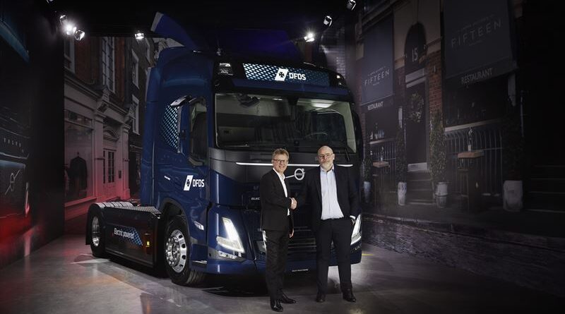 DFDS beställer 100 elektriska lastbilar från Volvo