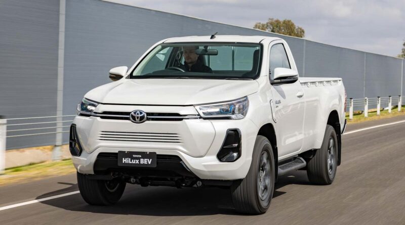 Toyota Hilux kommer som elbil 2025