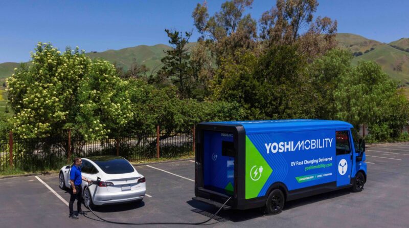 Yoshi Mobility lanserar mobila elbilsladdare i USA