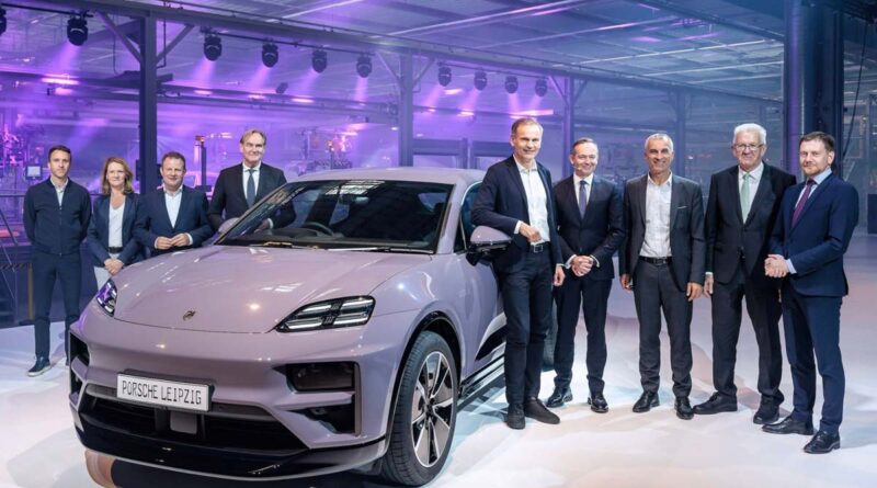 Tillverkningen av Porsche Macan vid nya elbilsfabriken i Leipzig har startat