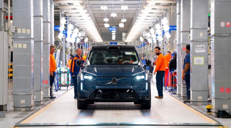 Tillverkningen av Volvo EX90 har startat
