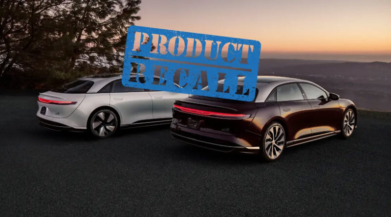 Varning: Farlig kraftförlust i Lucid Air