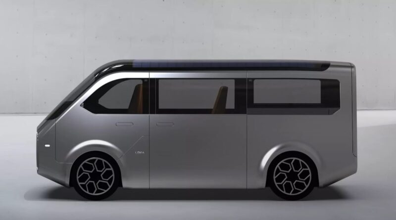 Sharp och Foxconn presenterar eldriven minibuss