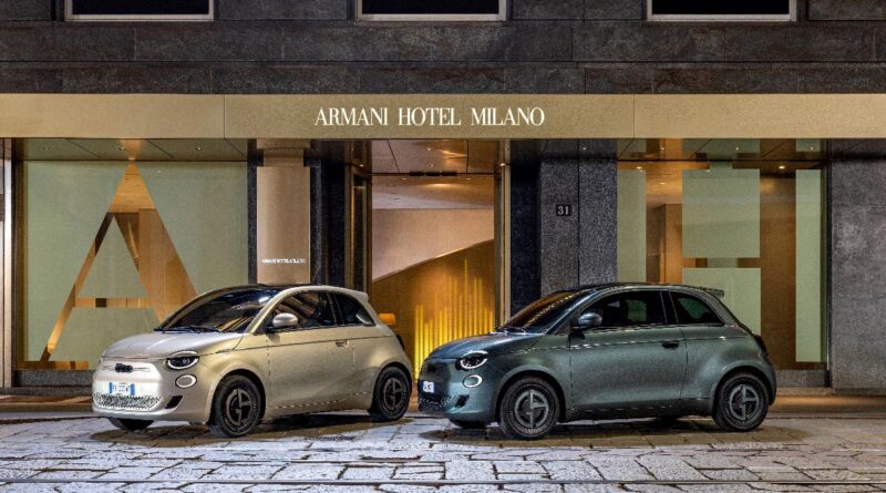 Exklusiv designsamverkan mellan Fiat och Giorgio Armani resulterar i lyxig elbil