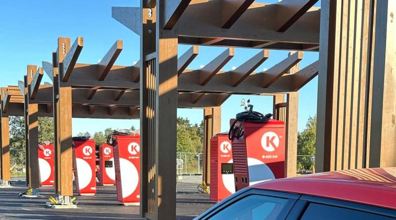 Circle K ska öppna station med snabbladdare – och inga bensinpumpar