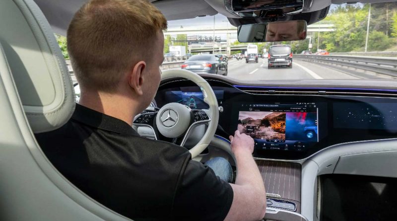 Nu blir Mercedes EQS självkörande på hela Autobahn-nätverket